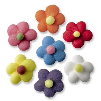 @ Zucker-Dekor Aufleger Blümchen klein, bunt (210Stk)