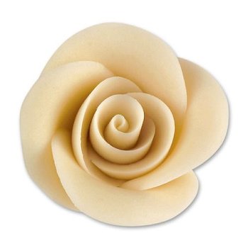 @ Marzipan-Rosen groß, weiß (24Stk)