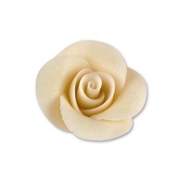 @ Marzipan-Rosen klein, weiß (48Stk)