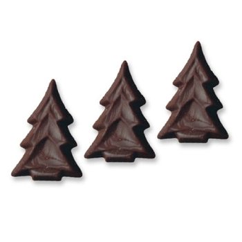 @ Schoko-Dekor Aufleger Weihnachtsbäume (520 Stk)