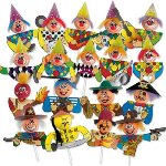 Chenille-Einstecker "Karneval" (100Stk)