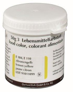 Lebensmittelfarbe zitronengelb (50g)