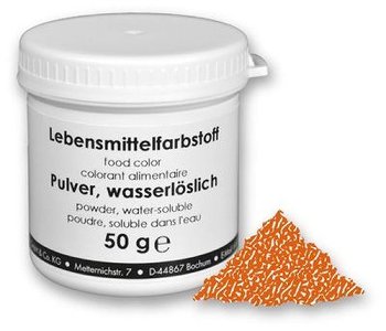 Lebensmittelfarbe orange (50g)