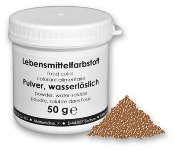 @ Lebensmittelfarbe goldbraun (50g)