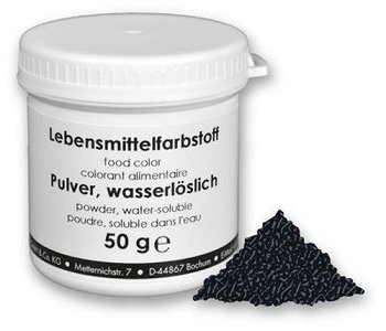 Lebensmittelfarbe schwarz (50g)