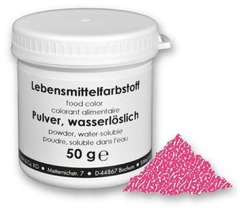 @ Lebensmittelfarbe rosa (50g)