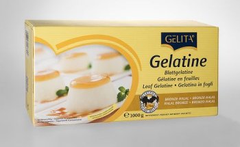 Blattgelatine bronze (aus Rind)
