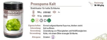 Basis für Schäume 'ProEspuma Calent' | heiß (500g)