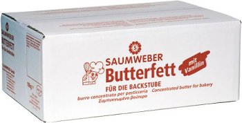 Butterfett vanilliert