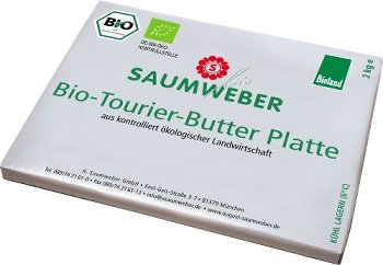BIO Tourierbutter (5 x 2 Kg)