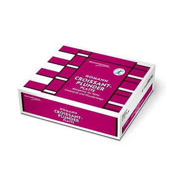 Plundermargarine | Homann Croissant-Plunder-Platte
