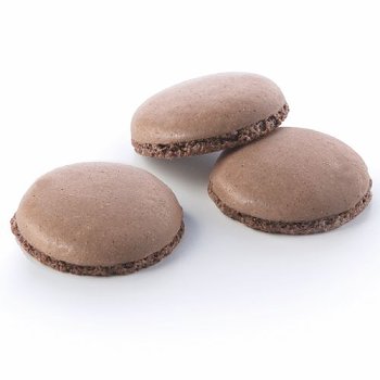 Macaron-Schalen Braun | Schoko (384 Stk)