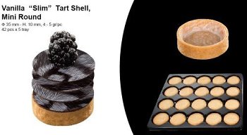 @ Dessert-Tartelettes Slim hell Rund klein | mini (210 Stk)