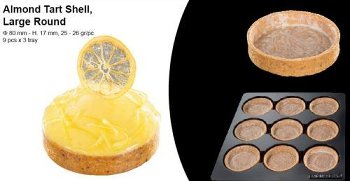 @ Dessert-Tartelettes Mandel hell Rund groß (27 Stk)