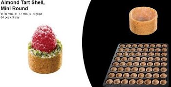 @ Dessert-Tartelettes Mandel hell Rund klein | mini (192 Stk)