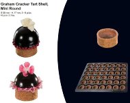 @ Dessert-Tartelettes Rund klein | mini 'Graham' (210 Stk)