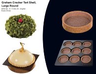 @ Dessert-Tartelettes Rund groß 'Graham' (45 Stk)
