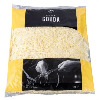 Gouda gerieben, 48% Fett