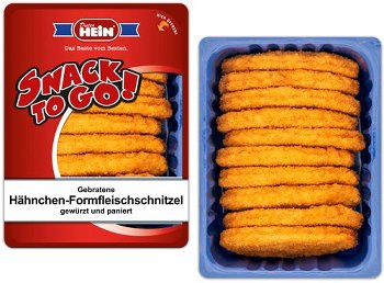 Hähnchenformfleisch- | Schnitzel paniert, gebraten (10 x 150 g)
