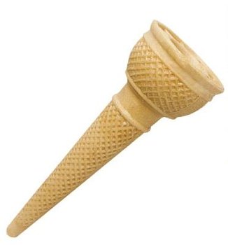 Eishörnchen- | Waffel 'Coppa Riviera' 208/P (280 Stk)