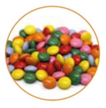 Mini Schokolinsen bunt