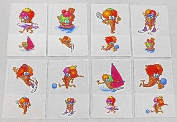 Spenderservietten Sportivo 17x17 cm