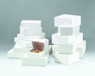 Tortenkarton weiß quadratisch | viereckig 180/180/100 (50 Stk)