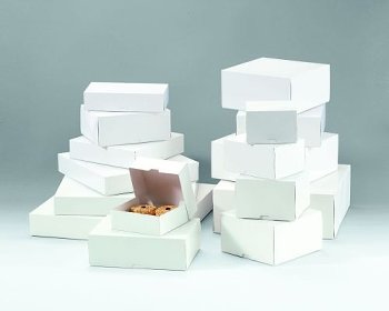 Patisserie-Schachtel weiß Nr.3 (100Stk)