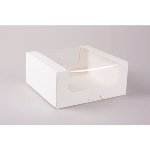 Tortenkarton weiß mit Fenster 20x20x9cm (50 Stk)