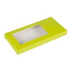 Tafelschokoladen-Verpackung grün (2x25)