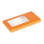 Tafelschokoladen-Verpackung orange (2x25)