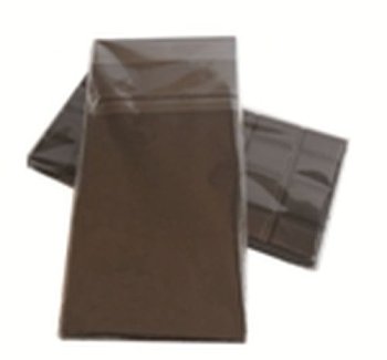 Flachbeutel | Tütchen für Tafelschokolade Zellophan neutral | transparent 160/85 (100 Stk)