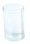 @ Geschenk-Schachtel Zylinder | Runde Schachtel transparent (ca. 130g)