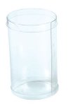 @ Geschenk-Schachtel Zylinder | Runde Schachtel transparent