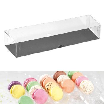 @ Macaron-Stange | -Schachtel 9-er transparent 'Modern'