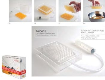 Caviar-Box 96 Löcher komplett demontierbar
