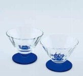 Eisglas Coppa Ischia blau, 320ml