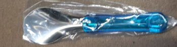 Eisspatel SP25 Kunststoffgriff blau/transparent, 25 cm