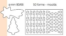Ausstechmatte | Schablone Tanne/ Komet (39x58cm)