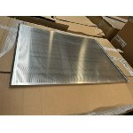 Lochblech 58x78cm, 2 Seiten Rand, 45° an den kurzen Seiten