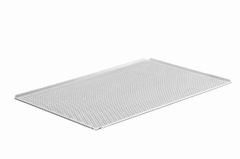 Lochblech Alu 60x40cm, 4- Seiten-Rand 45°, gebördelt