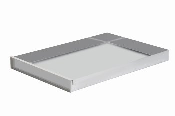 Schnittenblech Alu, mit Vorsetzer
