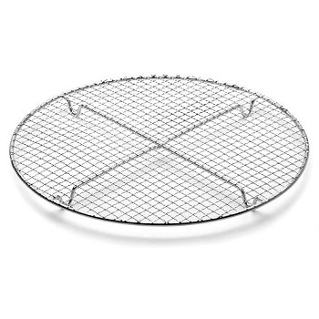 Kuchengitter Inox 32cm gewellt-kariert