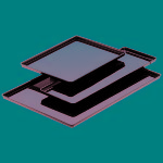 @ Auslagetablett schwarz 580x195x20mm