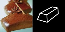 Silikon-Matte | -Form 25 rechteckige Formen | längliche Cakes (60x40cm)