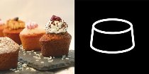 @ Silikon-Matte|-Form 12 runde Formen | Muffins | Cupcakes (30x40cm)