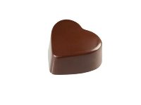 Gießform Praline | Pralinengießform 24 Herzen