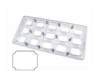 @ Magnet Gießform Praline | Pralinengießform 15 rechteckige Formen