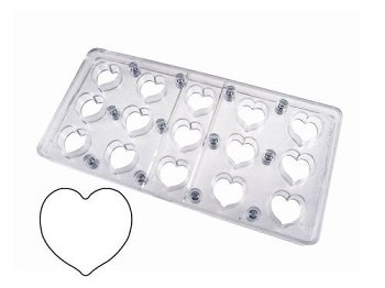 @ Magnet Gießform Praline | Pralinengießform 15 Herzen