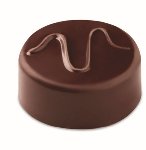 Gießform Praline | Pralinengießform 21 runde Formen mit Kringel-Relief